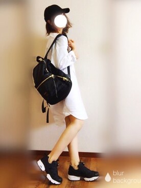 「one after another NICE CLAUP（ワンアフターアナザーナイスクラップ）のアイテム（アクセサリー）」を使った、ぴょんさん（レディース・167cm）の春コーディネート