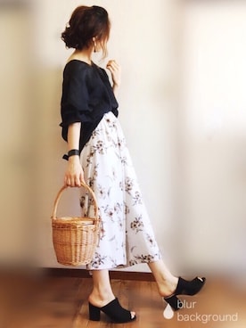 「one after another NICE CLAUP（ワンアフターアナザーナイスクラップ）のアイテム（アクセサリー）」を使った、ぴょんさん（レディース・167cm）の春コーディネート