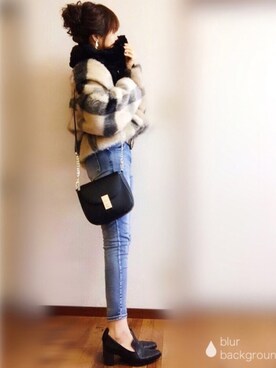 「one after another NICE CLAUP（ワンアフターアナザーナイスクラップ）のアイテム（アクセサリー）」を使った、ぴょんさん（レディース・167cm）の秋コーディネート