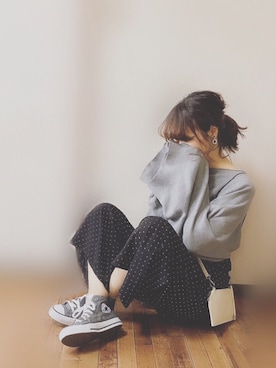 「passage mignon/flaneur（パサージュミニョンフラヌール）のアイテム」を使った、ぴょんさん（レディース・167cm）の春コーディネート