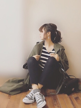 「natural couture（ナチュラルクチュール）のヴィンテージ風アソートリング（リング）」を使った、ぴょんさん（レディース・167cm）の春コーディネート