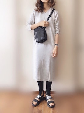 「reca（レカ）のアイテム（レッグウェア）」を使った、ぴょんさん（レディース・167cm）の夏コーディネート