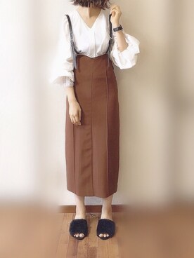 「ROYAL PARTY」｜「アイテム（腕時計）」を使った、ぴょんさん（レディース・167cm）の秋コーディネート