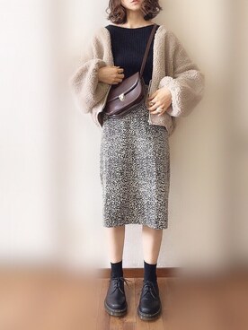 「ホリデー」｜「アイテム（ブルゾン）」を使った、ぴょんさん（レディース・167cm）の秋コーディネート