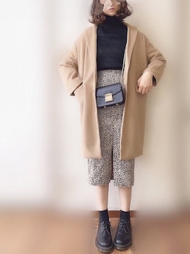 「RETRO GIRL（レトロガール）のアイテム（ジャケット/アウター）」を使った、ぴょんさん（レディース・167cm）の秋コーディネート