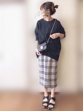 「reca（レカ）のアイテム（ワンピース/ドレス）」を使った、ぴょんさん（レディース・167cm）の春コーディネート