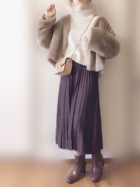 「URBAN RESEARCH（アーバンリサーチ）のアイテム（ブルゾン）」を使った、ぴょんさん（レディース・167cm）の秋コーディネート
