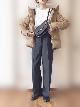 「STARTING OVER」｜「アイテム（ダウンジャケット/コート）」を使った、ぴょんさん（レディース・167cm）の冬コーディネート
