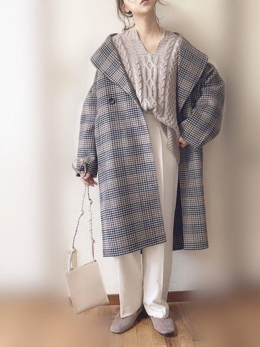 セール 40%OFF】【WEB限定】BIGラペルリバーコート(502568546