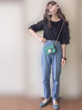 「スカラップ」｜「アイテム（パンプス）」を使った、ぴょんさん（レディース・167cm）の春コーディネート
