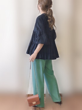 「PLAIN CLOTHING（プレーンクロージング）のアイテム」を使った、ぴょんさん（レディース・167cm）の秋コーディネート