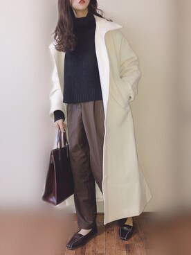 「Libra Cue（リブラ キュー）のアイテム（その他アウター）」を使った、ぴょんさん（レディース・167cm）の秋コーディネート