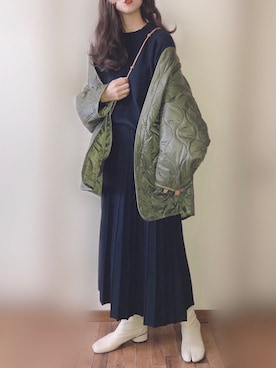 「MODE ROBE（モードローブ）のアイテム」を使った、ぴょんさん（レディース・167cm）の冬コーディネート