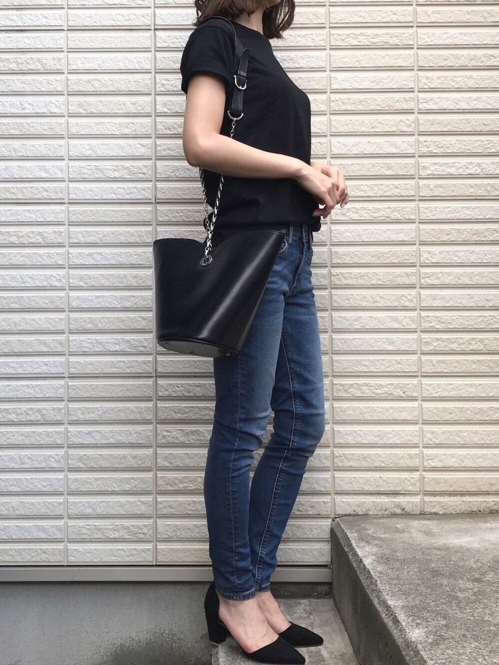 CELINE セリーヌ サークル ワンハンドル バケツ型 チェーン