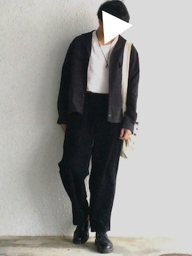 「アイテム（ネックレス、ブルー系）」を使った、けびすけさん（メンズ・174cm）の秋コーディネート