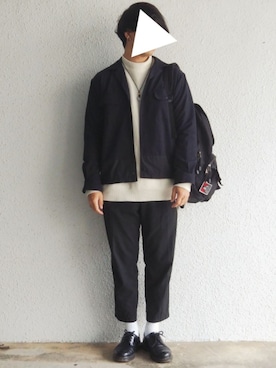 「GLOBAL WORK（グローバルワーク）のアイテム（カバーオール）」を使った、けびすけさん（メンズ・174cm）の冬コーディネート