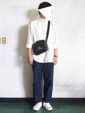 「Lee Cooper（リークーパー）のアイテム」を使った、けびすけさん（メンズ・174cm）の夏コーディネート