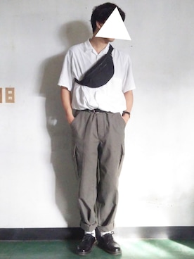 「Lee Cooper（リークーパー）のアイテム」を使った、けびすけさん（メンズ・174cm）の夏コーディネート