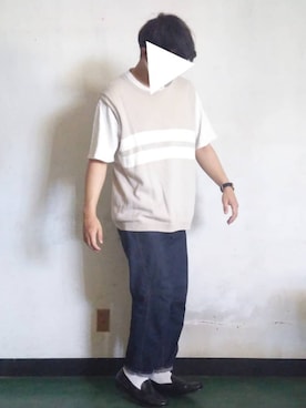 「Lee Cooper（リークーパー）のアイテム」を使った、けびすけさん（メンズ・174cm）の夏コーディネート
