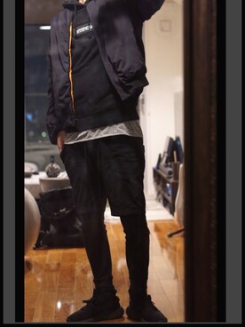 「LAD MUSICIAN（ラッドミュージシャン）のアイテム（ブルゾン）」を使った、nacopさん（メンズ・181cm）の春コーディネート