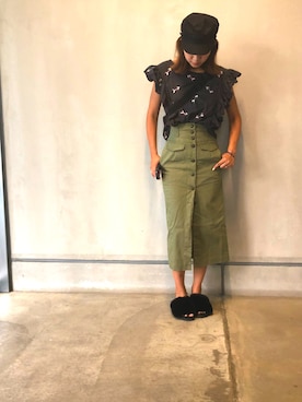 Misakiさんの（MOUSSY | マウジー）を使ったコーディネート