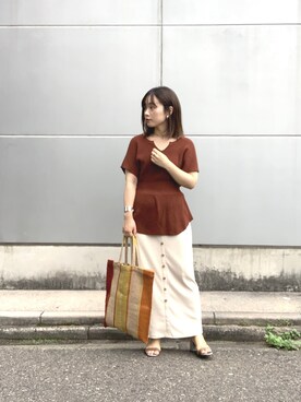 yoccoさん（レディース・155cm）の夏コーディネート