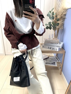 「キツネTシャツ」｜sss✧さん（レディース・155cm）の春コーディネート