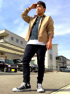 Massuさん（メンズ・165cm）の春コーディネート