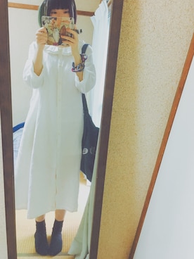 「mercibeaucoup,（メルシーボークー）のアイテム（ブレスレット）」を使った、沢さん（レディース・164cm）の秋コーディネート