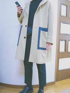 「VOAAOV（ヴォアーブ）のアイテム（その他アウター）」を使った、にぃさん（メンズ・178cm）の秋コーディネート