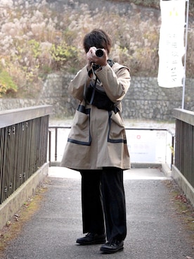 「VOAAOV（ヴォアーブ）のアイテム（その他アウター）」を使った、にぃさん（メンズ・178cm）の秋コーディネート