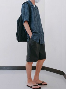 「アロハシャツ」｜ぷーりーくんさん（メンズ・174cm）の夏コーディネート