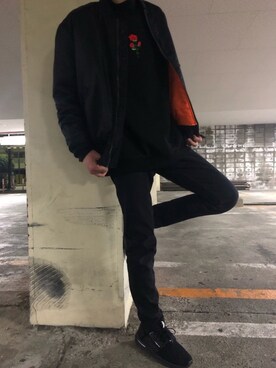 納豆さん(メンズ・186cm)の冬コーディネート