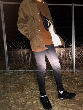 納豆さん(メンズ・186cm)の冬コーディネート