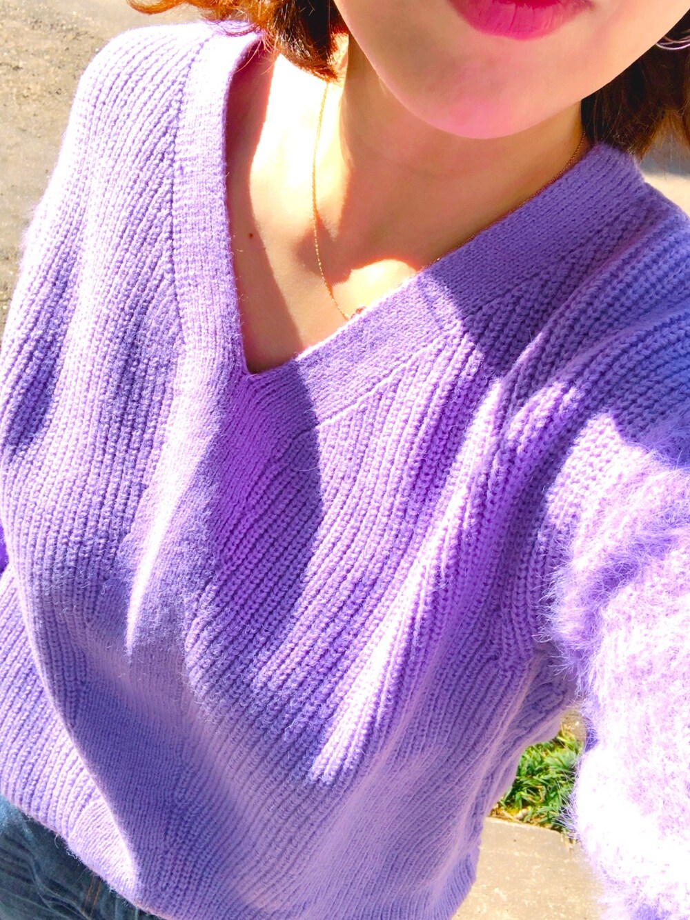 「パンツスタイル、プチプラ、大人女子、ママコーデ」｜「Canal 4℃の【クリスマスコレクション】シルバー ネックレス（ネックレス、ゴールド系）」を使った、take☆さん（レディース・158cm）の冬コーディネートの1枚目の写真
