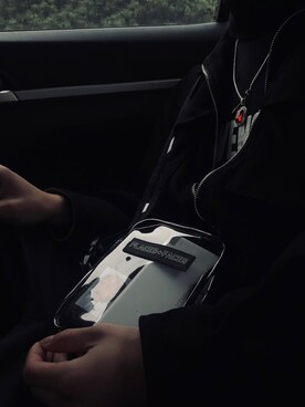 「PLACES+FACES（プレイシーズフェイシーズ）のアイテム（バッグ）」を使った、Stephenさん（メンズ・188cm）の春コーディネート