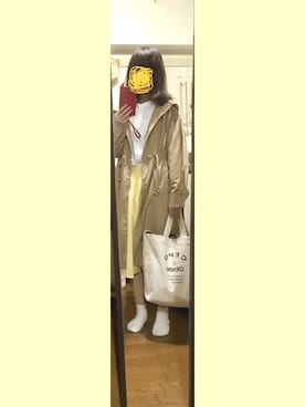 「fredy emue（フレディエミュ）のアイテム（その他アウター）」を使った、しおさん（レディース・151cm）の春コーディネート