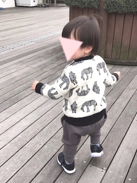 MINAT☺︎さん（キッズ・80cm）の春コーディネート