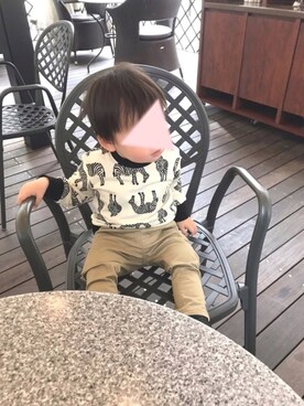 MINAT☺︎さん（キッズ・80cm）の春コーディネート