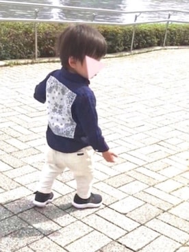 MINAT☺︎さん（キッズ・80cm）の春コーディネート