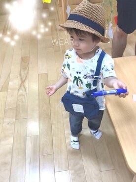 MINAT☺︎さん（キッズ・80cm）の夏コーディネート