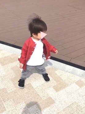 MINAT☺︎さん（キッズ・80cm）の春コーディネート