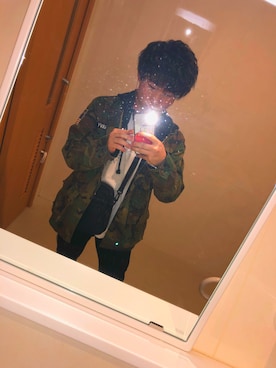 「ストリート服が好き」｜「アイテム（その他アウター）」を使った、Tさん（メンズ・165cm）の秋コーディネート