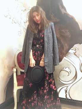 「ZALORA（-）のアイテム（ジャケット/アウター）」を使った、Kayte さん（レディース・158cm）の冬コーディネート