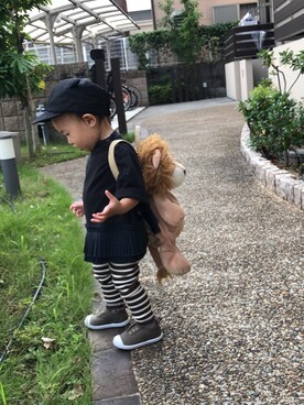 「ボーター」｜piroさん（キッズ・80cm）の秋コーディネート