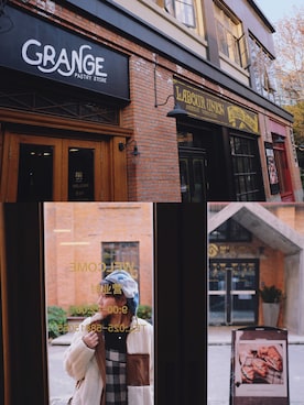 「KAPITAL（キャピタル）のアイテム（つなぎ/オールインワン）」を使った、VerteLyuさん（レディース・168cm）の冬コーディネート