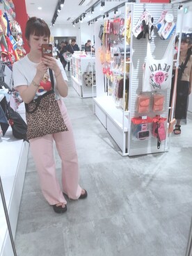 「Teva（テバ）のTeva / プラットフォーム ユニバーサル（サンダル）」を使った、yuumeeyさん（レディース・153cm）の夏コーディネート