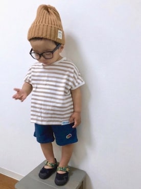 「DAISO（DAISO）のアイテム」を使った、yo_yoさん（キッズ・80cm）の春コーディネート