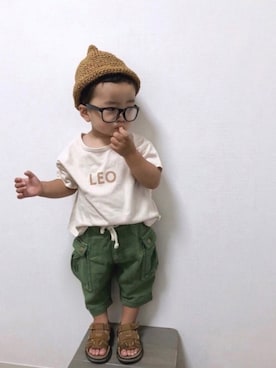 「no brand（ノーブランド）のアイテム」を使った、yo_yoさん（キッズ・74cm）の夏コーディネート