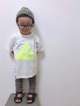 「stample（スタンプル）のアイテム」を使った、yo_yoさん（キッズ・74cm）の夏コーディネート